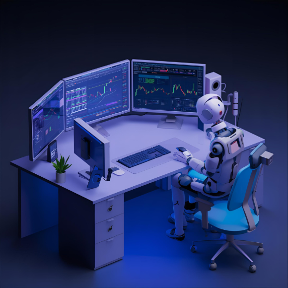 Dashboard di trading moderna